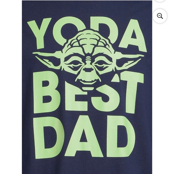 Star Wars Yoda Best Dad T-Shirt - Picture 2 of 5